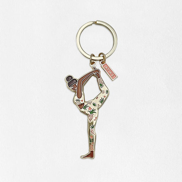 Yoga Keychain